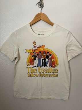 The Beatles Yellow Submarine graphic band tee S